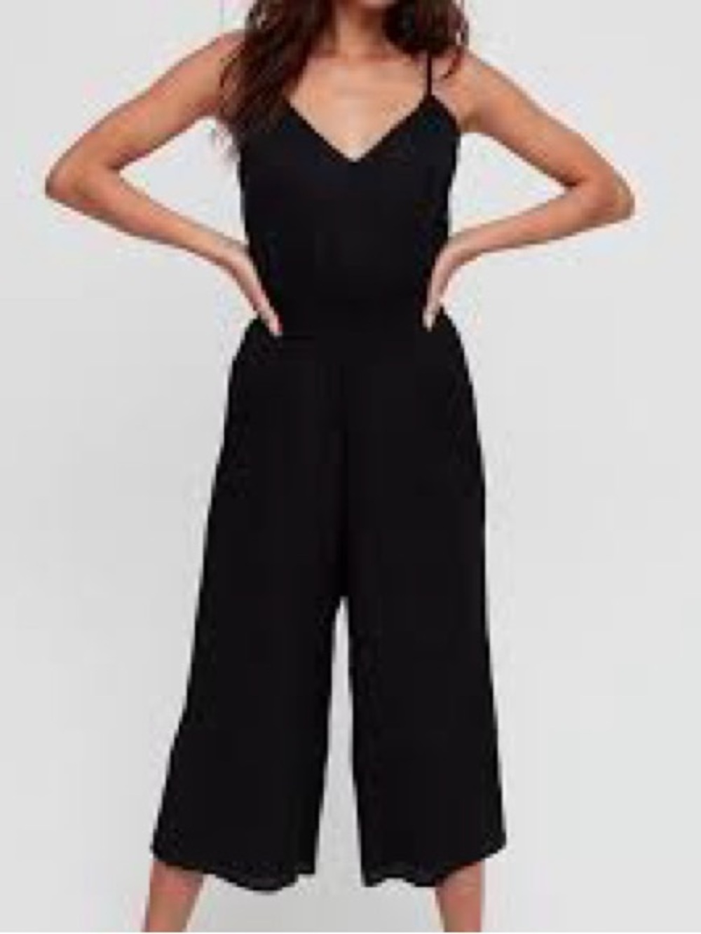Wilfred Aritzia Wide Leg Spaghetti Strap Jumpsuit Sz XXS